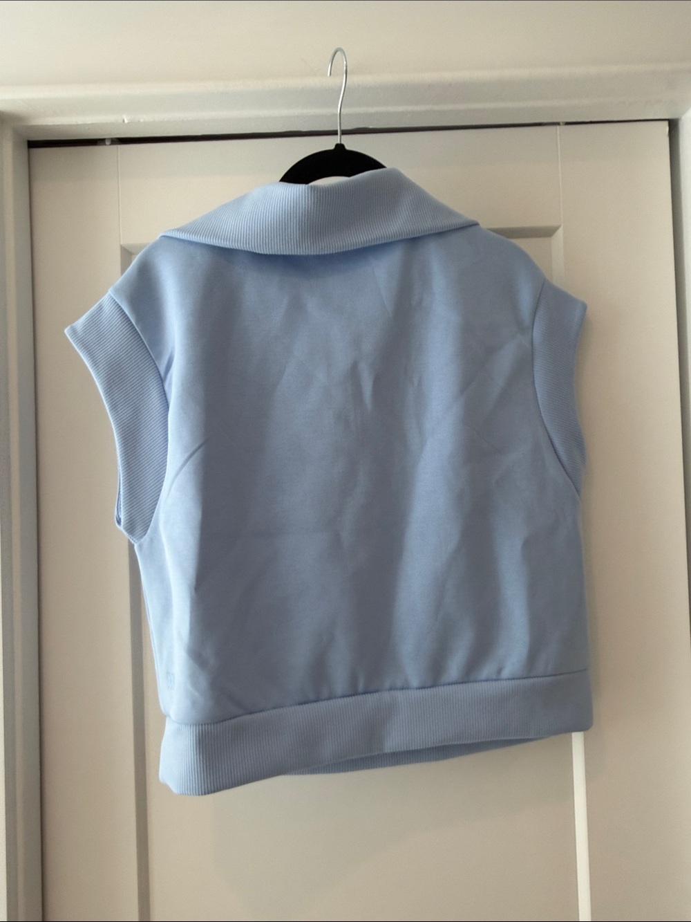 all in motion Light Blue Sleeveless Half-Zip Pullover - Picture 3 of 5